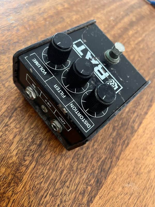 ProCo Rat 1986 Black Distortion Pedal | Reverb