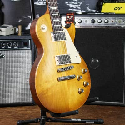 Preowned 2017 Gibson Les Paul Tribute Electric Guitar - Satin Faded Honey Burst w/ Gator Hardshell Case image 1