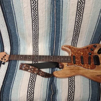 Custom Strat ST style 2020s - *Fender Tex Mex Pickups* Spalted maple natural image 1