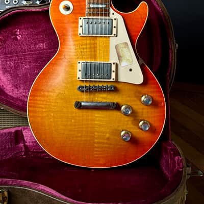 2013 Gibson Les Paul Joe Walsh 1960 Murphy Aged Tangerine image 3