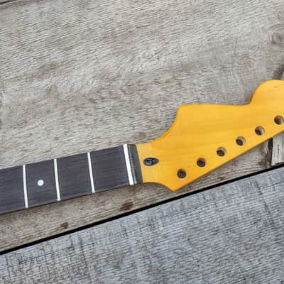 Classic Reverse BIG Head 22 fret rosewood on Vintage tint custom Neck Replacement image 9