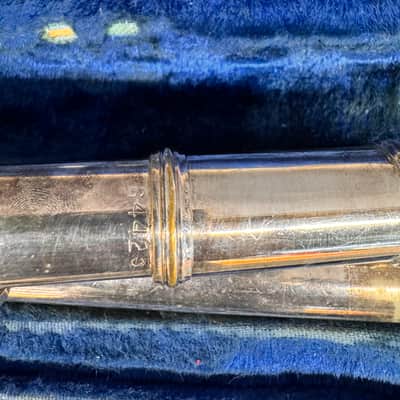 Vintage W.T. Armstrong Concert Flute Orchestral C Open Hole 25 1962 - Silver image 14