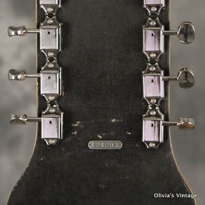 Alkire 10-String Eharp Steel Guitar 1960 Natural image 10