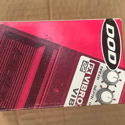 Dod FX 22 vibrato vibrothang pedal  vintage but like new in the box image 4