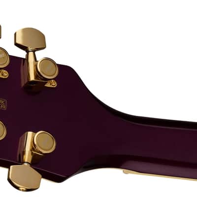 SPECIAL-ORDER! GRETSCH Broadkaster® Jr. LX Center Block with String-Thru Bigsby / Blackberry image 6