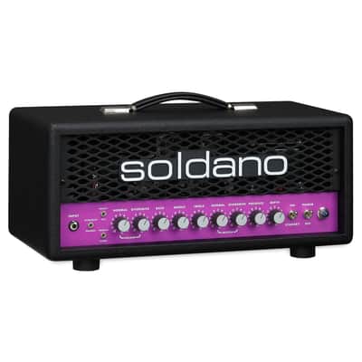 Soldano SLO-30 - Signed Purple Panel - Black Head image 3