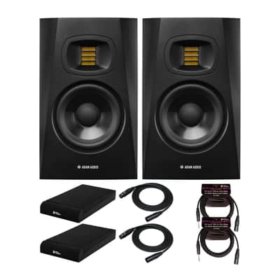 Adam Audio T7V 7-Inch Powered Studio Monitor (2-Pack) with Pads and Cables image 1