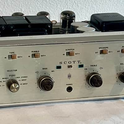 1960's HH Scott 299D Stereo Integrated Tube Amplifier, Closet Find Very Clean ! image 1