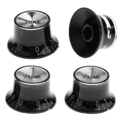 2 Volume 2 Tone Guitar Control Knobs fit Gibson LP SG Fender & most guitar image 1