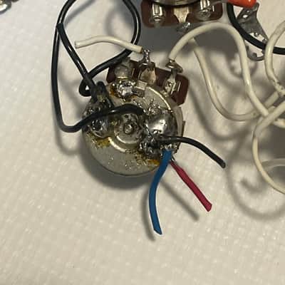 1990's Fender USA Stratocaster Guitar Complete Electronics Wiring Harness TBX image 9