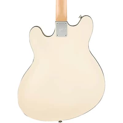 Squier Affinity Series Starcaster Deluxe Electric Guitar. Laurel Fingerboard, Olympic White TGF33 image 2