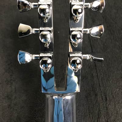 Electrical Guitar Company TT2 all aluminum 2018 Polished and powder coat gray/blue Aaron Turner image 6