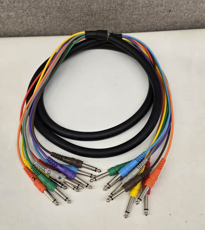 Hosa CPP-803 8 Channel 1/4" TS Male Snake 9.9' image 1