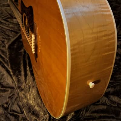 Guild jf30-12 1999 Highly Figured Flamed Neck Excellent Condition Great Play Ability image 12