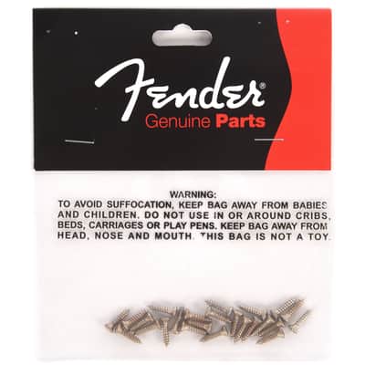 Fender 099-7208-000 Road Worn Pickguard / Control Plate Screws (24)