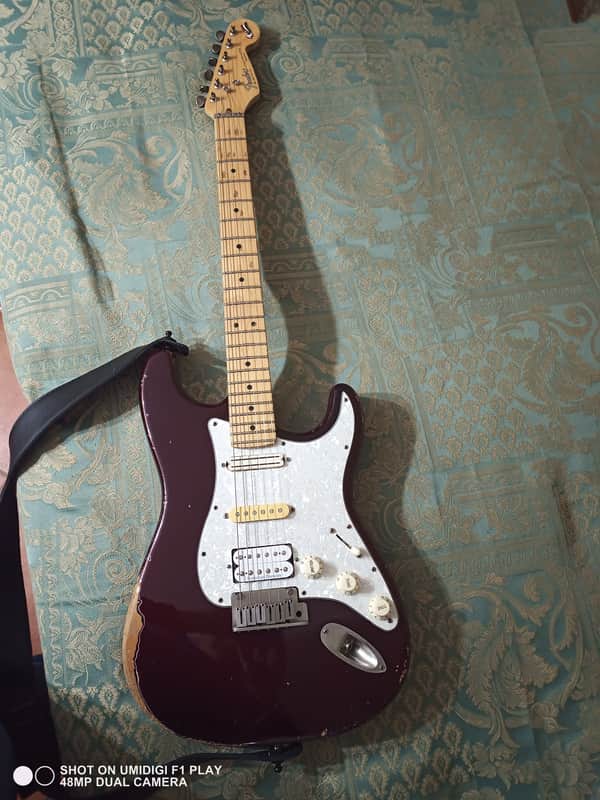 Fender 40th Anniversary American Standard Stratocaster with Rosewood Fretboard 1994 Lipstick Red image 1