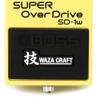 Boss SD-1W Super OverDrive Waza Craft - Yellow image 1