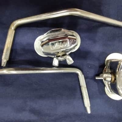 Vintage Ludwig bass drum spurs - gull wing 1960's image 2