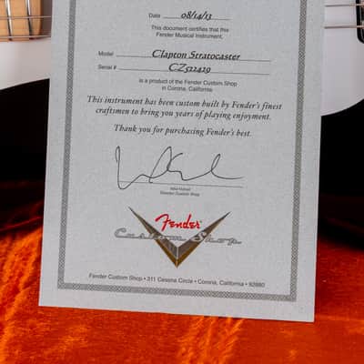 Fender Stratocaster Eric Clapton "Blackie" Custom Shop 2013 image 19