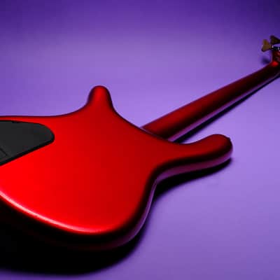 Warwick Masterbuilt Streamer Stage I 2023 - Solid Candy Red Metallic Highpolish image 3