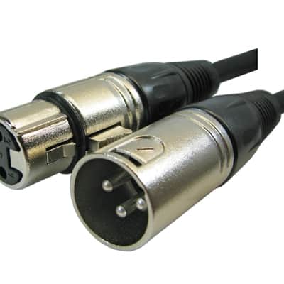 10 PACK LOT 3pin shielded XLR male female mic microphone extension cables 35 ft image 3