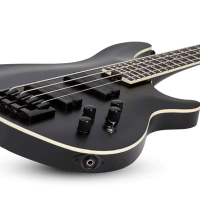 Schecter SLS Evil Twin-4 - Satin Black (1392) image 7
