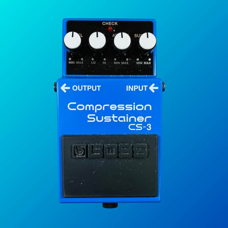 Boss CS-3 Compression Sustainer (Silver Label) 1997 - Present Blue