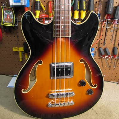 Ibanez Artcore ASB140 with Darkstar and Drop D Tuner 2001 -ish Sunburst image 1