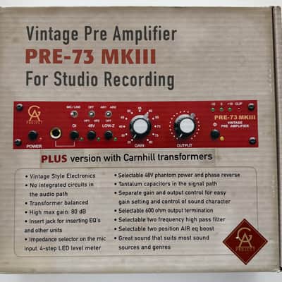 Golden Age Project Pre-73 MKIII Plus with Carnhill Transformers 2010s - Red image 2
