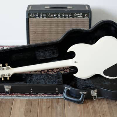 MIJ 1989 Greco Polaris White SG Standard model SS63-60 with Sheptone pickups image 14