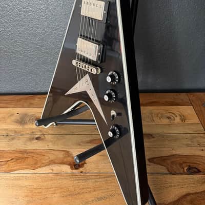 Gibson Custom Shop Dave Mustaine Signature Flying V EXP 2022 - Ebony VOS image 4