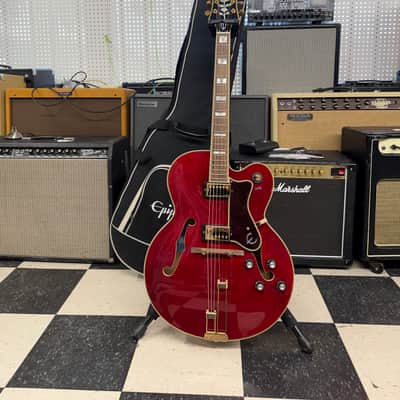 Epiphone Broadway with Laurel Fretboard 2023 - Present - Wine Red image 3