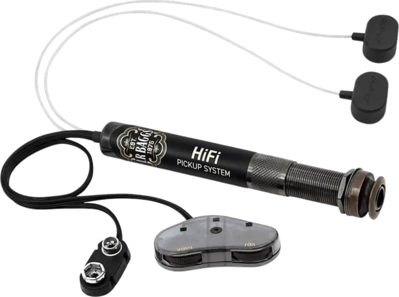 LR Baggs HiFi Acoustic Guitar Pickup/Preamp System, Black image 1