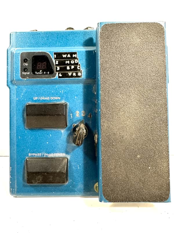 Digitech modded XP200 with all sounds from the XP300 Space Station Whammy Reverberator and Modulator Jetpack mods XP-1000 XP1000 Jet Pack Modified 1999 - Blue metal image 1