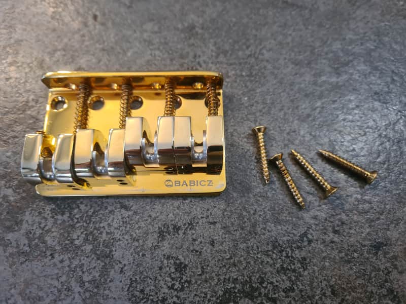 Babicz FCHZ4 full contact bass bridge - Gold image 1