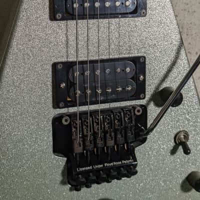 Grover Jackson King V 90's Silver Flake Made in Japan KV | Reverb