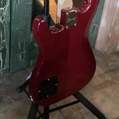 Squier Paranormal Strat-o-Sonic SS Electric Guitar in Transparent Crimson Red image 20