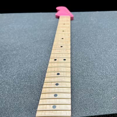 Warmoth Jazzmaster/ Flamed Maple Body & Neck “Pink Set” image 12