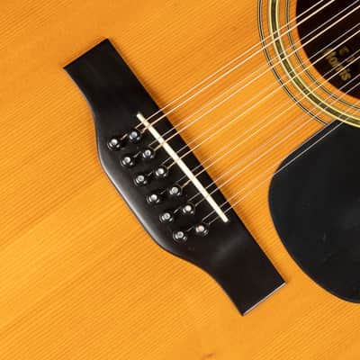 1979 Morris B-50 - Natural | Vintage Japan Post Lawsuit D-41 Dreadnought 12-String Acoustic Guitar 3-Piece Back Jacaranda | Case image 18