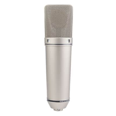 Neumann U 87 Ai Large Diaphragm Multi-Pattern Condenser Microphone - Nickel image 8