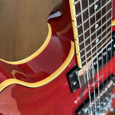 Yamaha SA700, “335” Guitar, 1977, Persimmon Red, 1ST YEAR PRODUCTION image 16