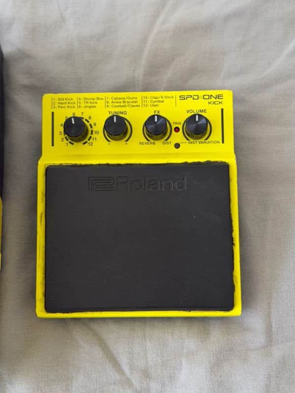 Roland SPD::One Kick Digital Percussion Pad 2010s - Yellow image 1
