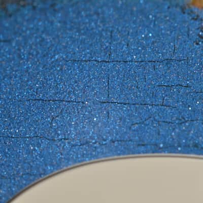American Fender Stratocaster Relic Nitro Lil Bad Azz Blue Sparkle SSS-CS 69's image 11