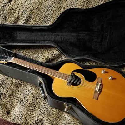 Vintage Fame Acoustic Electric Guitar 747 Chet Atkins MIJ Japan 1970's w/Hard Shell Dean Case! image 13