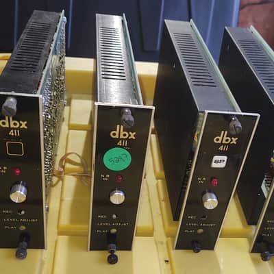 Lot of 4 units DBX Model 411 Type 1 Noise Reduction units for a 900 series rack #1- image 1