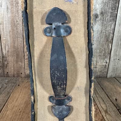 Unbranded Trap door parlor guitar case 1900s 1910s 1920s - Tan image 3