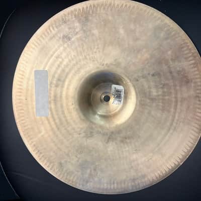 Zildjian 14” A Custom Hi-Hat Top with 14” A New Beat bottom  Mid-2000s - Brilliant - Custom Hybrid Frankenset - 998g/1451g image 10