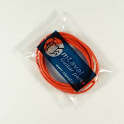 6-Foot Single conductor Shielded Guitar Circuit Wire 28 AWG, Tangerine Bild 3