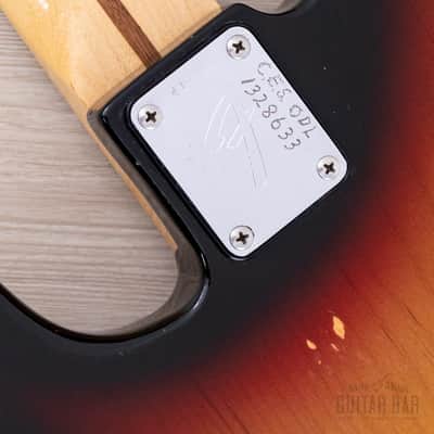 1973 Fender Precision Bass Sunburst Vintage Bass, Lightweight w/ "A" 1 1/2" Nut & Case image 14