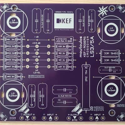 Crossover BBC-Rogers-KEF LS3-5A (LS3/5A) PurplePCB image 6